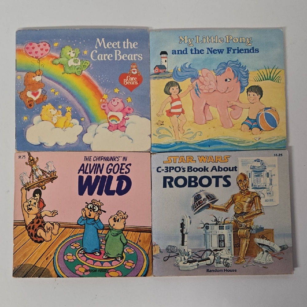 Vntg Kids Mini Storybook Set (Copyright 1983-1984) GUC
